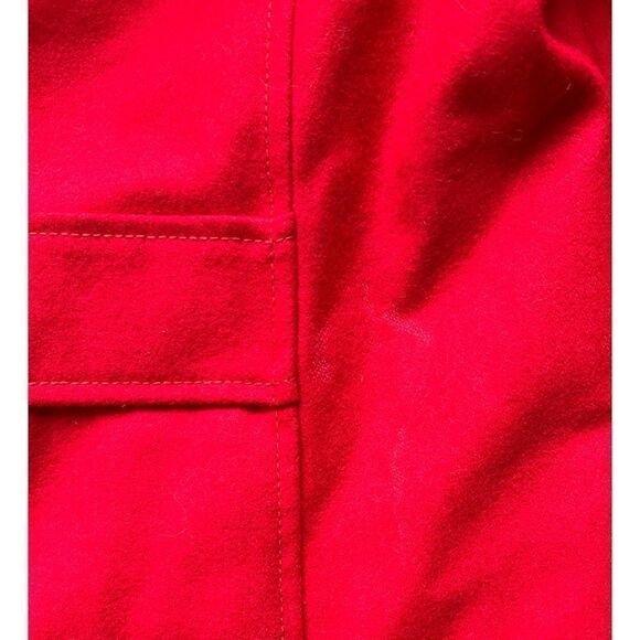American Eagle Outfitters Red Toggle & Rope Duffle Wool Coat Jacket, Size Small - Picture 15 of 15